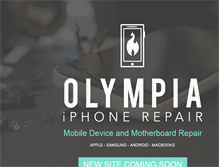 Tablet Screenshot of olympiaiphonerepair.com